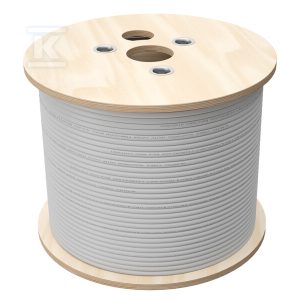 Kabel U/UTP kat.5e, teleinformatyczny, LSOH, B2ca „FireHardy” 4x2x24 AWG, 1Gb/s, 250 MHz, gwarancja 25 lat, certyfikat INTERTEK ETL, szary, 500m – ALANTEC KIU5LSOH500B Kabel U/UTP kat.5e, teleinformatyczny, LSOH, B2ca „FireHardy” 4x2x24 AWG, 1Gb/s, 250 MHz, gwarancja 25 lat, certyfikat INTERTEK ETL, szary, 500m – ALANTEC KIU5LSOH500B
