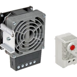 Dmuchawa grzewcza 100W z termostatem do szaf zewnętrznych ALANTEC SA-H-100-T-01