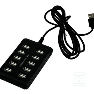 Moduł USB listwy zarządzalnej do podłączania czujników – 10 portów AVIZIO POWER PZZ-A-BOX Moduł USB listwy zarządzalnej do podłączania czujników – 10 portów AVIZIO POWER PZZ-A-BOX