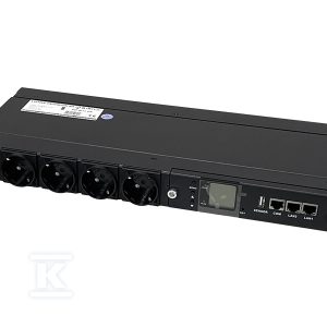 Listwa zasilająca SMART RACK 19″ 1f – 8xC13+4xCEE7/5 monitoring środowiskowy i energii AVIZIO POWER PZZ-8C13-4EU Listwa zasilająca SMART RACK 19″ 1f – 8xC13+4xCEE7/5 monitoring środowiskowy i energii AVIZIO POWER PZZ-8C13-4EU