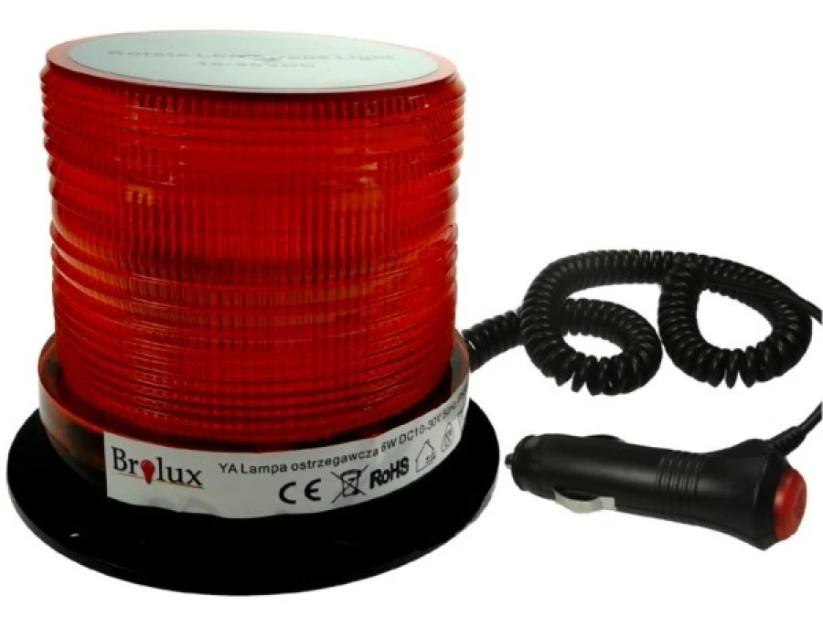 Lampa ostrzegawcza pomarańczowa 6W 10‑30V 30LED m
