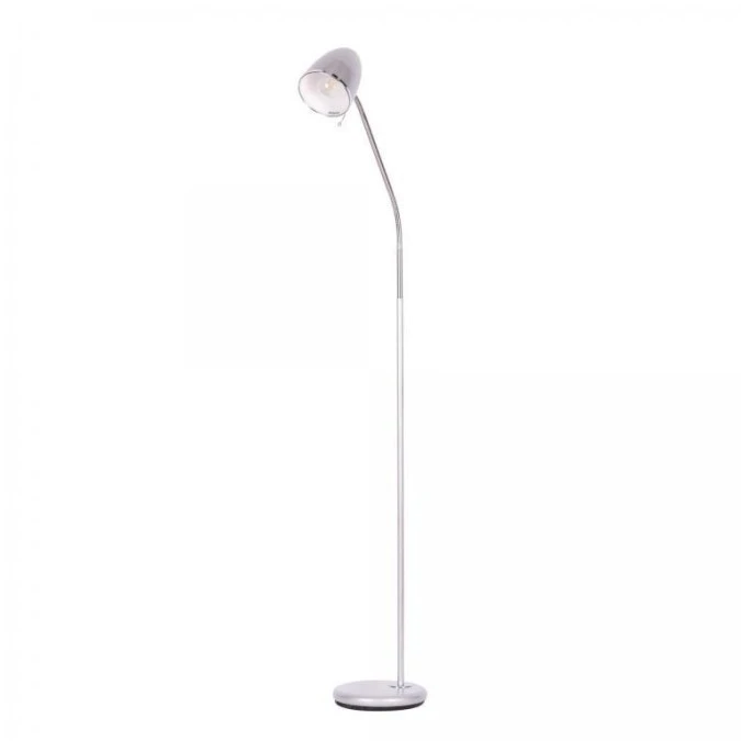 Lampa podłogowa KAJTEK I z regulowanym ramieniem E27 K‑MT‑201 SREBRNY Kaja Lighting