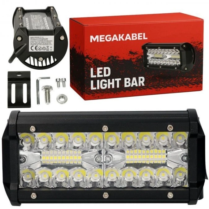 Lampa robocza 120W 2160lm CW 12‑24V OFFROAD CX‑35 MEGAKABEL