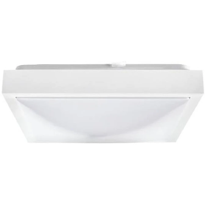 Lampa plafon PLATO‑K‑W 2 x E27 300×300 kwadrat ramka biała matowa PMA