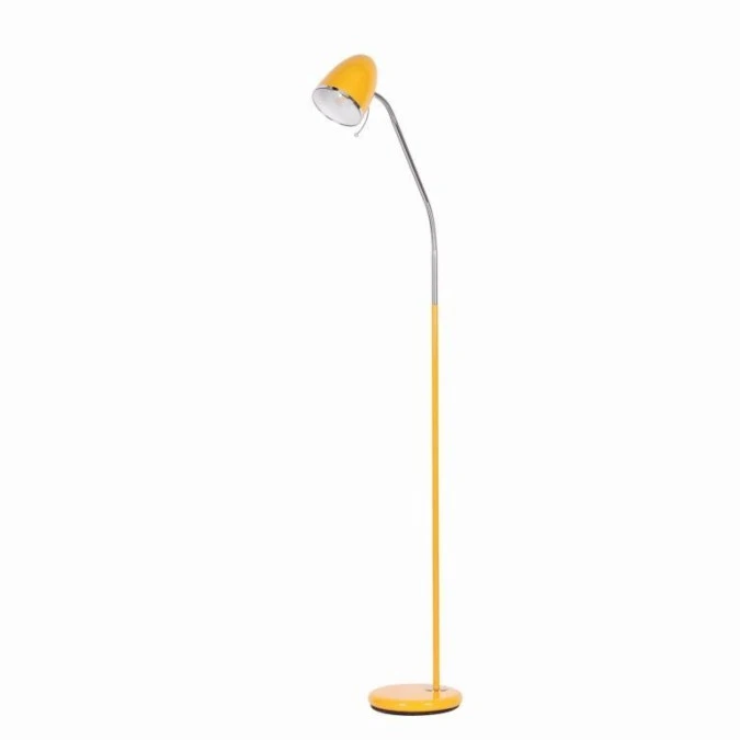 Lampa podłogowa designerska prosta z serii KAJTEK I K‑MT‑201 ŻÓŁTY Kaja Lighting