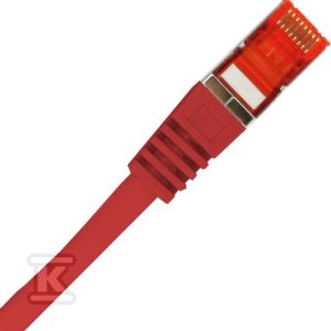 Patchcord S/FTP kat.6A LSOH 5.0m czerwony ALANTEC KKS6ACZE5.0 Patchcord S/FTP kat.6A LSOH 5.0m czerwony ALANTEC KKS6ACZE5.0