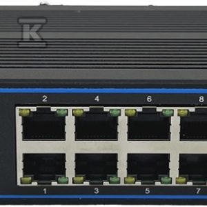 Niezarządzalny przełącznik przemysłowy (switch) 10xRJ45 – 8 portów RJ45 PoE+ 1Gb/s + 2 porty SFP Uplink 1Gb/s (budżet mocy 96W) AVIZIO AV-SU8GP2FI
