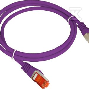 Patchcord ALANTEC kat.6A S/FTP fioletowy 2m LSOH KKS6AFIO2.0 Patchcord ALANTEC kat.6A S/FTP fioletowy 2m LSOH KKS6AFIO2.0