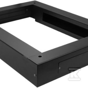 Cokół do szaf stojących 19″, szer. 800 x głęb. 1000 mm x wys. 100mm, kolor czarny Q-LANTEC SA-CS-SS-800-1000-C
