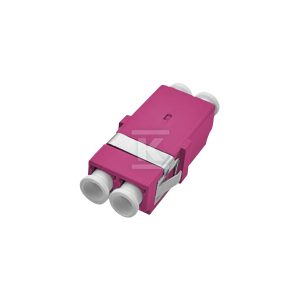 Adapter światłowodowy bezkołnierzowy multimodowy OM4 LC duplex ALANTEC FOA-LC-MMDS-4 Adapter światłowodowy bezkołnierzowy multimodowy OM4 LC duplex ALANTEC FOA-LC-MMDS-4