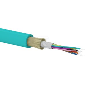 Kabel światłowodowy OM3 B2ca U-DQ(ZN)BH uniwersalny trudnopalny „FireHardy” MM 12G 50/125 LSOH ALANTEC FOK-U12G-MM-3-B