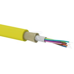 Kabel światłowodowy B2Ca OS2 uniwersalny trudnopalny FireHardy ZW-NOTKtsdD / U-DQ(ZN)BH – SM 24J 9/125 LSOH ALANTEC FOK-U24J-SM-B