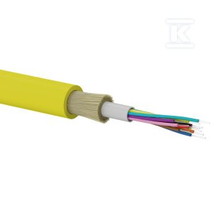 Kabel światłowodowy B2ca jednomodowy uniwersalny trudnopalny „FireHardy” ZW-NOTKtsdD / U-DQ(ZN)BH – SM 8J 9/125 LSOH ALANTEC FOK-U8J-SM-B