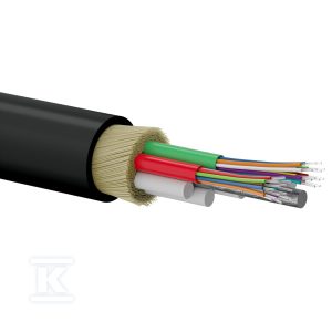 Kabel światłowodowy zewnętrzny wielomodowy OM2 A-DQ(ZN)B2Y MM 4G 50/125 PE ALANTEC FOK-Z4G-MM