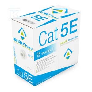 Kabel F/UTP kat.5e, teleinformatyczny, LSOH, Dca 4x2x24 AWG, 1Gb/s, 250 MHz, gwarancja 25 lat, certyfikat INTERTEK ETL, szary, 305m – ALANTEC KIF5LSOH305D