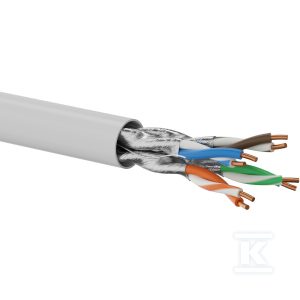 Kabel U/FTP kat.6A, teleinformatyczny, LSOH, B2ca „FireHardy” 4x2x23 AWG, 10Gb/s, 700 MHz, gwarancja 25 lat, certyfikat INTERTEK ETL, szary, 500m – ALANTEC KIF6ALSOH500B Kabel U/FTP kat.6A, teleinformatyczny, LSOH, B2ca „FireHardy” 4x2x23 AWG, 10Gb/s, 700 MHz, gwarancja 25 lat, certyfikat INTERTEK ETL, szary, 500m – ALANTEC KIF6ALSOH500B