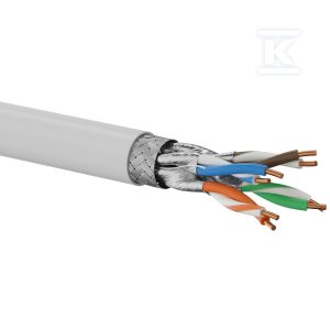 Kabel S/FTP kat.6A, sieciowy, skrętka, LSOH, Dca 4x2x23 AWG, 10Gb/s, gwarancja 10 lat, szary, 500m – Q-LANTEC KIS6ALSOH500DQ Kabel S/FTP kat.6A, sieciowy, skrętka, LSOH, Dca 4x2x23 AWG, 10Gb/s, gwarancja 10 lat, szary, 500m – Q-LANTEC KIS6ALSOH500DQ