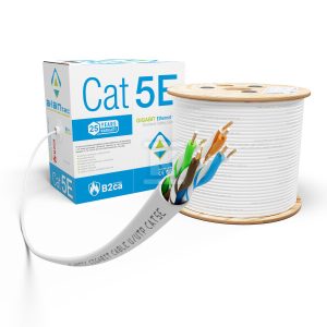 Kabel U/UTP kat.5e, teleinformatyczny, LSOH, B2ca „FireHardy” 4x2x24 AWG, 1Gb/s, 250 MHz, gwarancja 25 lat, certyfikat INTERTEK ETL, szary, 305m – ALANTEC KIU5LSOH305B Kabel U/UTP kat.5e, teleinformatyczny, LSOH, B2ca „FireHardy” 4x2x24 AWG, 1Gb/s, 250 MHz, gwarancja 25 lat, certyfikat INTERTEK ETL, szary, 305m – ALANTEC KIU5LSOH305B