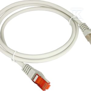 Patchcord F/UTP kat.5e PVC 0.25m szary ALANTEC KKF5SZA0.25