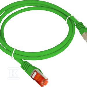 Patchcord S/FTP kat.6A LSOH 0.5m zielony ALANTEC KKS6AZIE0.5 Patchcord S/FTP kat.6A LSOH 0.5m zielony ALANTEC KKS6AZIE0.5