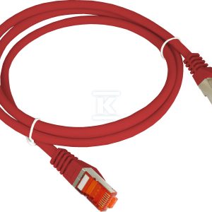 Patchcord F/UTP kat.6 PVC 3.0m czerwony ALANTEC KKS6CZE3.0 Patchcord F/UTP kat.6 PVC 3.0m czerwony ALANTEC KKS6CZE3.0
