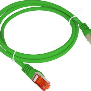 Patchcord F/UTP kat.6 PVC 1.0m zielony ALANTEC KKS6ZIE1.0 Patchcord F/UTP kat.6 PVC 1.0m zielony ALANTEC KKS6ZIE1.0