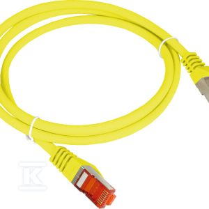 Patchcord F/UTP kat.6 PVC 3.0m żółty ALANTEC KKS6ZOL3.0 Patchcord F/UTP kat.6 PVC 3.0m żółty ALANTEC KKS6ZOL3.0