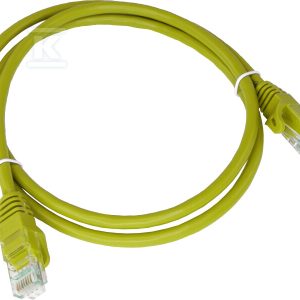 Patchcord U/UTP kat.5e PVC 0.25m żółty ALANTEC KKU5ZOL0.25 Patchcord U/UTP kat.5e PVC 0.25m żółty ALANTEC KKU5ZOL0.25
