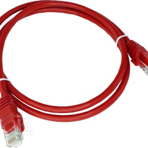 Patchcord U/UTP kat.6 PVC 1.0m czerwony ALANTEC KKU6CZE1 Patchcord U/UTP kat.6 PVC 1.0m czerwony ALANTEC KKU6CZE1