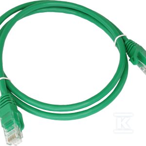 Patchcord U/UTP kat.6 PVC 0.25m zielony ALANTEC KKU6ZIE0.25 Patchcord U/UTP kat.6 PVC 0.25m zielony ALANTEC KKU6ZIE0.25