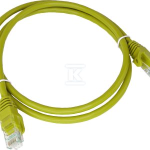 Patchcord U/UTP kat.6 PVC 0.5m żółty ALANTEC KKU6ZOL0.5 Patchcord U/UTP kat.6 PVC 0.5m żółty ALANTEC KKU6ZOL0.5