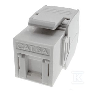 Gniazdo keystone RJ45, beznarzędziowe, nieekranowane, kat. 6A, Q-LANTEC MKB-U6A-1 Gniazdo keystone RJ45, beznarzędziowe, nieekranowane, kat. 6A, Q-LANTEC MKB-U6A-1