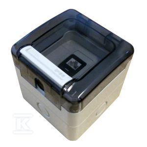 Gniazdo hermetyczne, szczelne 1x RJ45, IP66 natynkowe (niewyposażone) ALANTEC OS001IP Gniazdo hermetyczne, szczelne 1x RJ45, IP66 natynkowe (niewyposażone) ALANTEC OS001IP