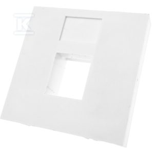 Adapter 45×45 1xRJ45 (płaski) ALANTEC OS023