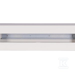 Panel dystrybucji napięć 19″ 3U, bez wyposażenia, szary ALANTEC SA-PDN-3U-S