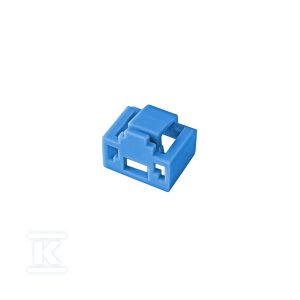Blokada gniazda RJ45 przed nieautoryzowanym wpięciem, kolor niebieski (opakowanie 24 szt. + klucz) ALANTEC WT-BG-03 Blokada gniazda RJ45 przed nieautoryzowanym wpięciem, kolor niebieski (opakowanie 24 szt. + klucz) ALANTEC WT-BG-03