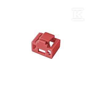 Blokada gniazda RJ45 przed nieautoryzowanym wpięciem, kolor czerwony (opakowanie 24 szt. + klucz) ALANTEC WT-BG-05 Blokada gniazda RJ45 przed nieautoryzowanym wpięciem, kolor czerwony (opakowanie 24 szt. + klucz) ALANTEC WT-BG-05