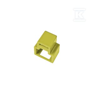 Blokada wtyku RJ45 przed nieautoryzowanym wypięciem, kolor żółty (opakowanie 24 szt. + klucz) ALANTEC WT-BW-06 Blokada wtyku RJ45 przed nieautoryzowanym wypięciem, kolor żółty (opakowanie 24 szt. + klucz) ALANTEC WT-BW-06