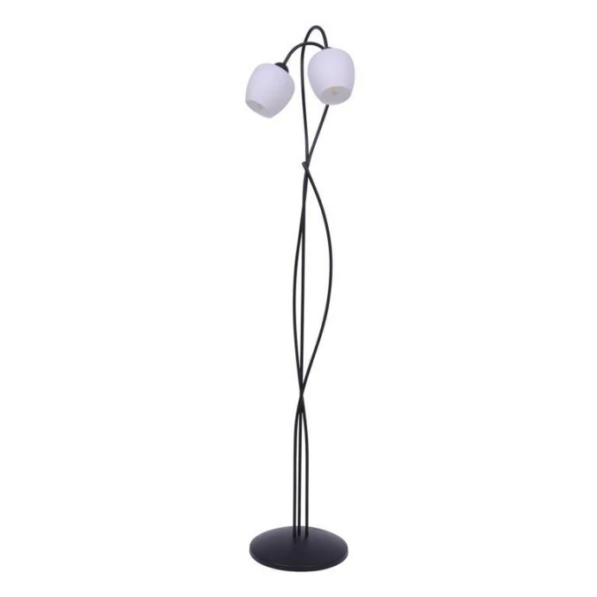 Lampa podłogowa dekoracyjna z białymi kloszami z serii BELLA K‑5188 Kaja Lighting