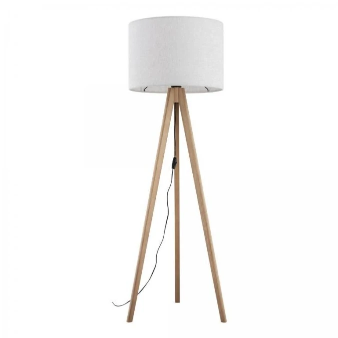 Lampa podłogowa 145cm z abażurem w kolorze lnu GRAND 16007 TK Lighting