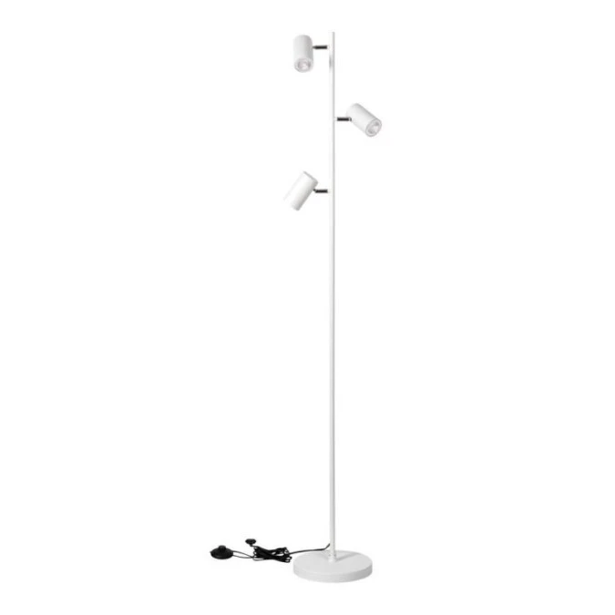 Lampa podłogowa EVALO FL 3xGU10 W‑SR 3x max 10W biały 35787