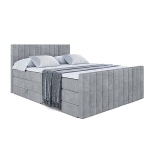 Łóżko kontynentalne z pojemnikiem i materacem H3|H4 EDITA-Z KING 160x200cm 208736 Łóżko kontynentalne z pojemnikiem i materacem H3|H4 EDITA-Z KING 160x200cm 208736