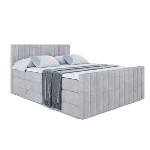 Łóżko kontynentalne z pojemnikiem i materacem H3|H4 EDITA-Z KING 160x200cm 208862 Łóżko kontynentalne z pojemnikiem i materacem H3|H4 EDITA-Z KING 160x200cm 208862