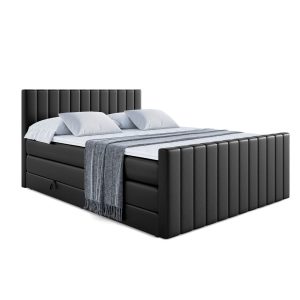 Łóżko kontynentalne z pojemnikiem i materacem H3|H4 EDITA-Z KING 160x200cm 241825 Łóżko kontynentalne z pojemnikiem i materacem H3|H4 EDITA-Z KING 160x200cm 241825