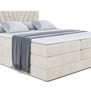 Łóżko kontynentalne z pojemnikiem i materacem H3|H4 ERNINA KING 120×200 cm 208197 Łóżko kontynentalne z pojemnikiem i materacem H3|H4 ERNINA KING 120×200 cm 208197