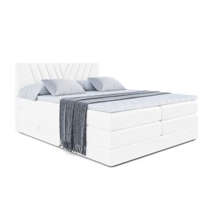 Łóżko kontynentalne z pojemnikiem i materacem H3|H4 ERNINA KING 140×200 cm 237790 Łóżko kontynentalne z pojemnikiem i materacem H3|H4 ERNINA KING 140×200 cm 237790