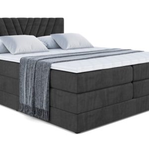 Łóżko kontynentalne z pojemnikiem i materacem H3|H4 ERNINA KING 180×200 cm 208221 Łóżko kontynentalne z pojemnikiem i materacem H3|H4 ERNINA KING 180×200 cm 208221