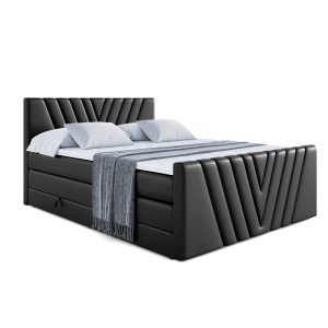 Łóżko kontynentalne z pojemnikiem i materacem H3|H4 ERNINA-Z KING 140x200cm 237650 Łóżko kontynentalne z pojemnikiem i materacem H3|H4 ERNINA-Z KING 140x200cm 237650