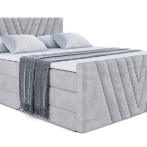 Łóżko kontynentalne z pojemnikiem i materacem H3|H4 ERNINA-Z KING 160x200cm 208808 Łóżko kontynentalne z pojemnikiem i materacem H3|H4 ERNINA-Z KING 160x200cm 208808