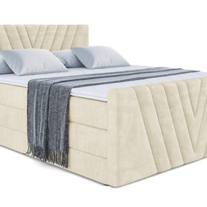 Łóżko kontynentalne z pojemnikiem i materacem H3|H4 ERNINA-Z KING 180x200cm 208843 Łóżko kontynentalne z pojemnikiem i materacem H3|H4 ERNINA-Z KING 180x200cm 208843
